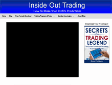 Tablet Screenshot of insideouttrading.com
